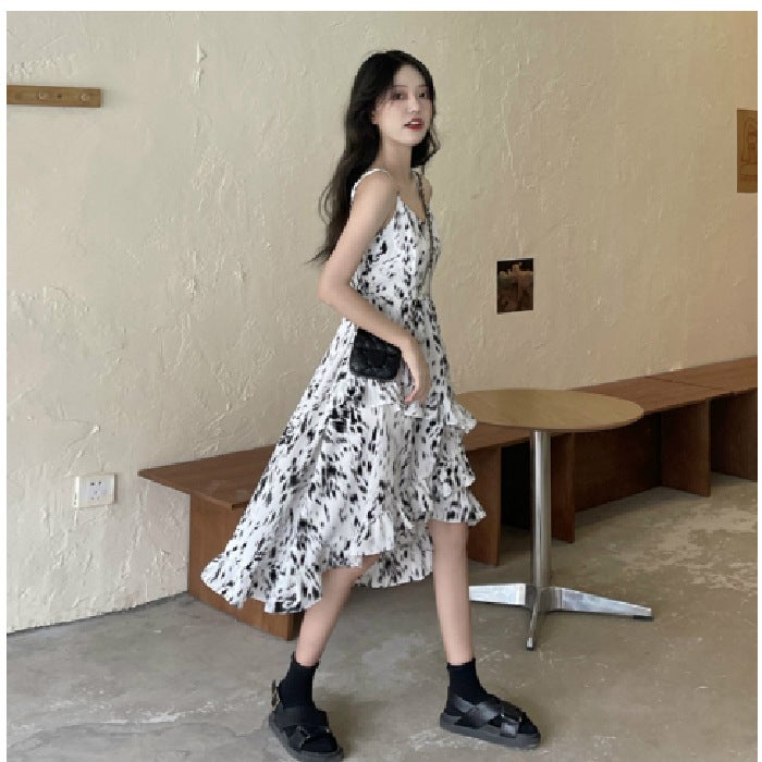 French Floral Slip Dress Spring Summer Petite Picture Color 