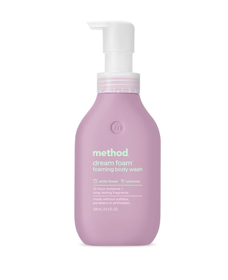 Method Dream Foam Foaming Body Wash White Flower  Tuberose 135 oz