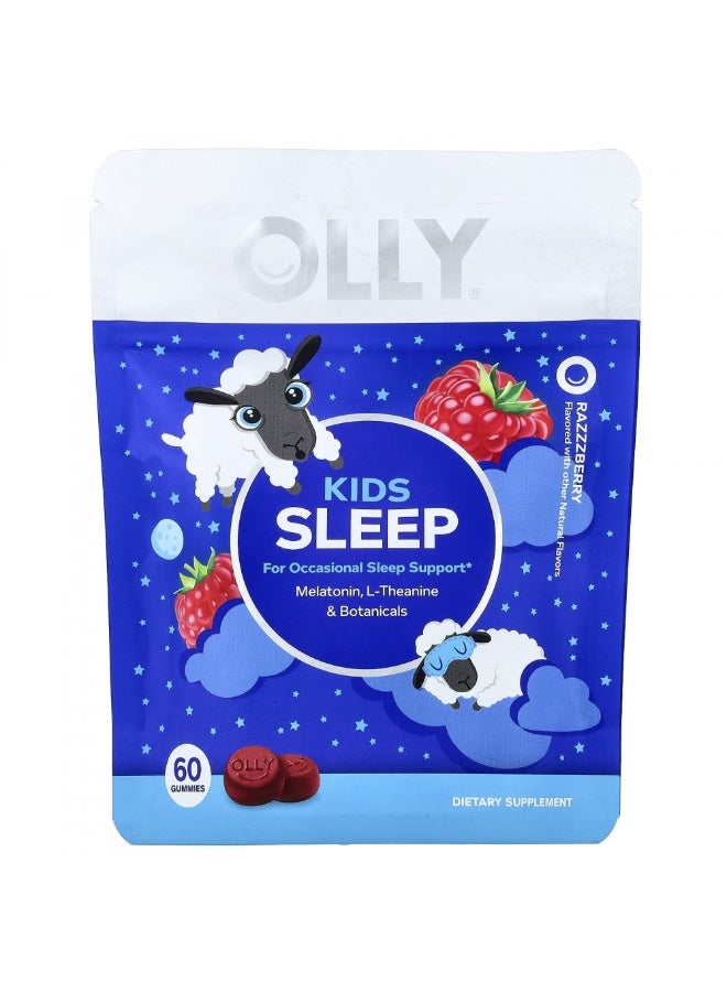 OLLY حلوى النوم المضغية للأطفال، 0.5 ملغ من الميلاتونين، إل الثيانين، البابونج، وبلسم الليمون، مكمل غذائي قابل للمضغ للأطفال، دعم النوم في بعض الأحيان، التوت - 60 قطعة - Image 5