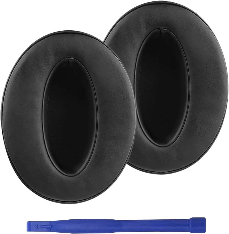 Adhiper HD4.50BT Replacement Ear Pads Quite-Comfort Protein Leather, Earpads Cushions for Sennheiser HD4.50BT, HD4.50BTNC, HD4.40BT,HD450BT HD430 HD440 HD350BT HD400S HD458BT HD300 Headphones(Black) - Image 1