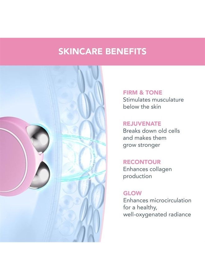 FOREO Anti Aging Starter Kit - BEAR Mini + Serum Serum Serum 30ml, Microcurrent Facial Device, Instant Face Lift, Double Chin Eliminator, Gift Set  - Image 2