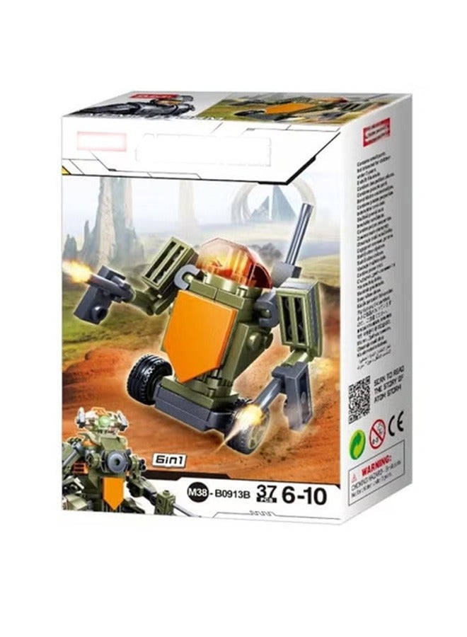 Sluban Atomic Storm Series Military Vehicle Blocks, 36 Pieces