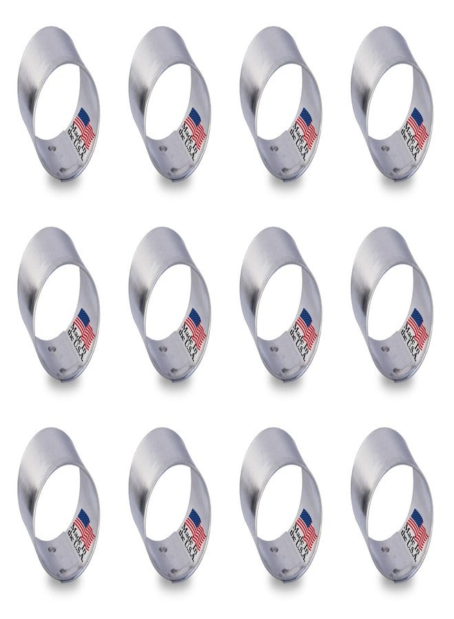 CookieCutter.com 1 Dozen/12 Count Mini Circle Round 1 Inch Cookie Cutters from CookieCutter.com – Tin Plated Steel Cookie Cutters - Image 1