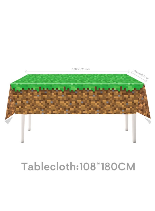 Party Minecraft Birthday Party Supplies Pixel Wars Party Balloon Gift Set of 7 - Image 5