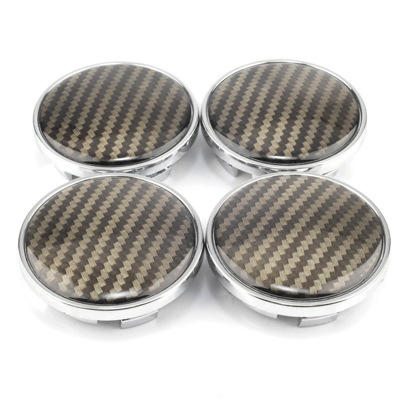 RTrhinoTuning 4PCS 66mm Wheel Center Caps Compatible with BeetleEosGolf SportWagenJettaeGolfPassatTiguan OD 2666 mm ID 219555 mm for Wheel Rim