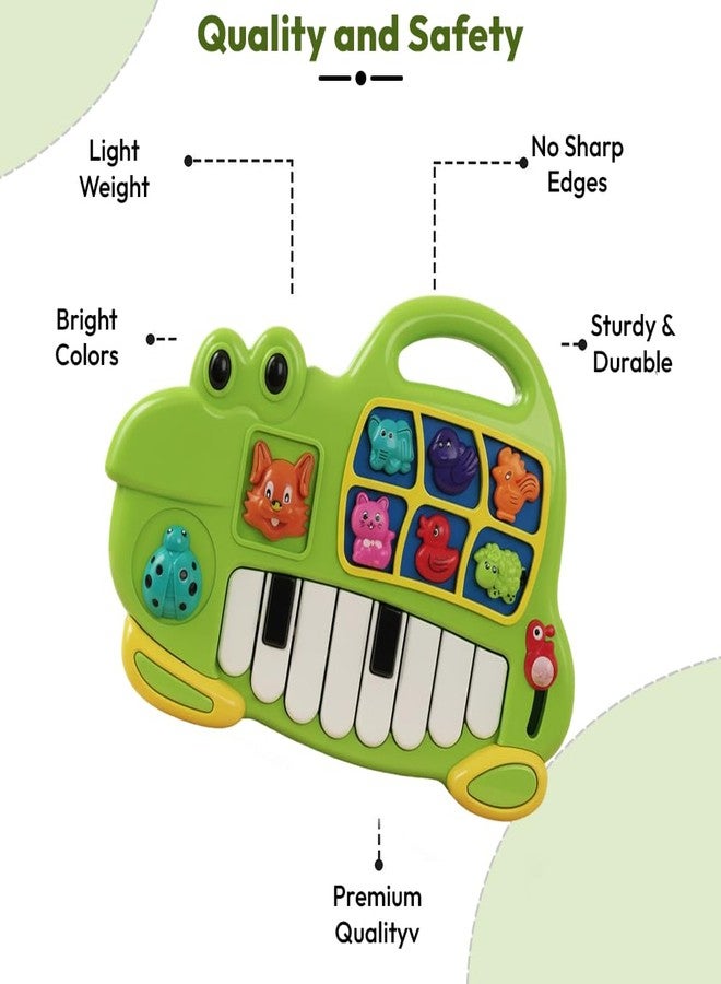 StarAndDaisy Musical Piano for Babies, Animal Voice Sound Toy Piano with Colorful Keys, Animal Shape Activity Toy for Kids with Light & Sound, Early Learning Toys for Toddlers. - Image 5