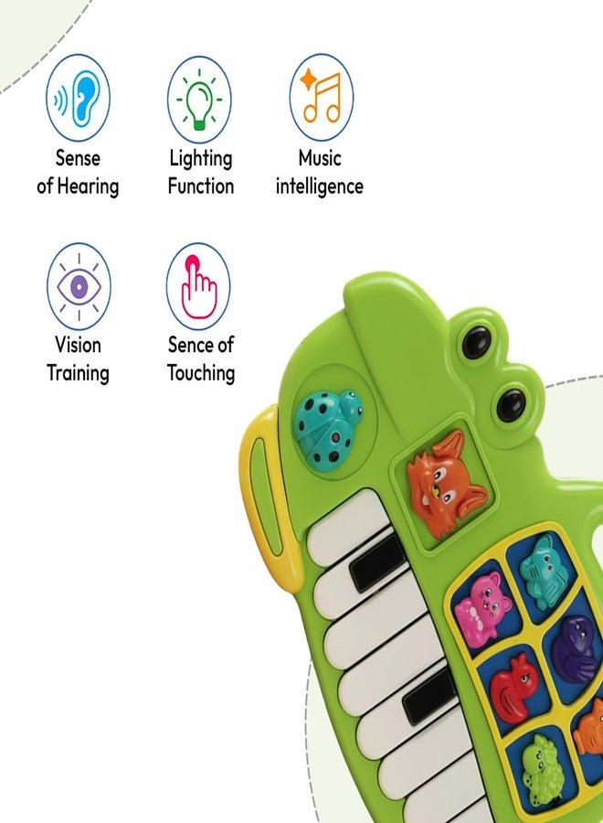 StarAndDaisy Musical Piano for Babies, Animal Voice Sound Toy Piano with Colorful Keys, Animal Shape Activity Toy for Kids with Light & Sound, Early Learning Toys for Toddlers. - Image 4