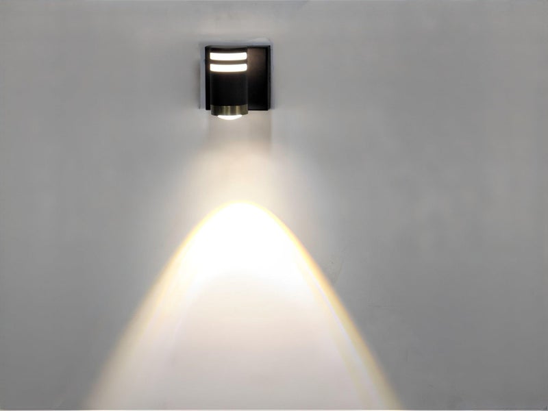 FILLISKA® 3 in 1 Single Wall spot/Picture/Display/Mirror Light with Adjustable Head and Colour Changing Function (MattBlack-197) - Image 1