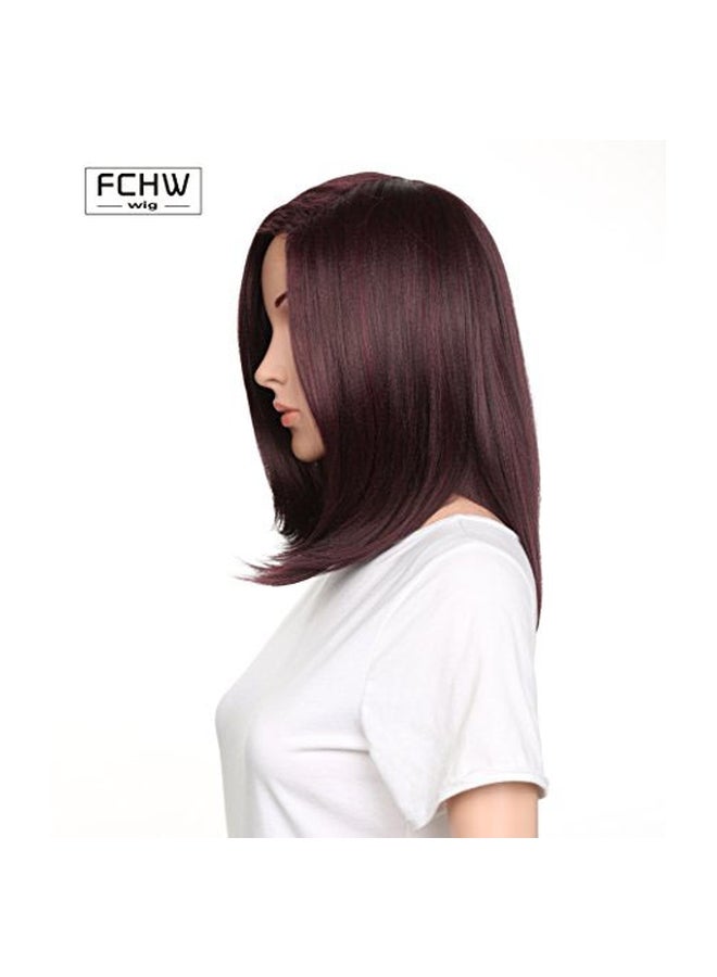 FCHW-wig Long Straight Feminine Wig Purple 15inch - Image 3