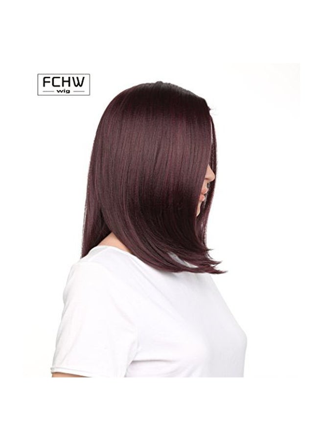 FCHW-wig Long Straight Feminine Wig Purple 15inch - Image 2