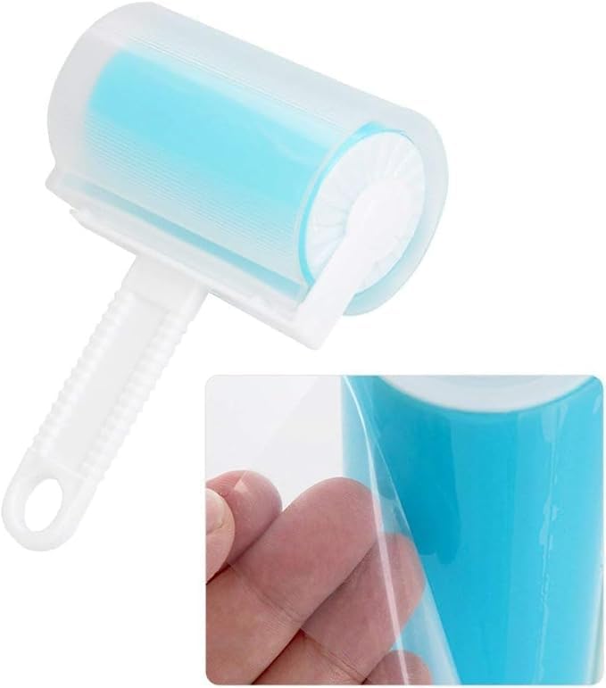 WISHBONE Washable LINT Remover Roller Lint Remover Roller for Clothes Sheets Reusable EasyTear Pet Hair Remover for Clothes Sofa Furniture Sweater Dust Dirt - Image 5