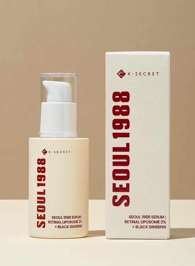 K-SECRET SEOUL 1988 Serum : Retinal Liposome 2% + Black Ginseng, 30ml - Image 2