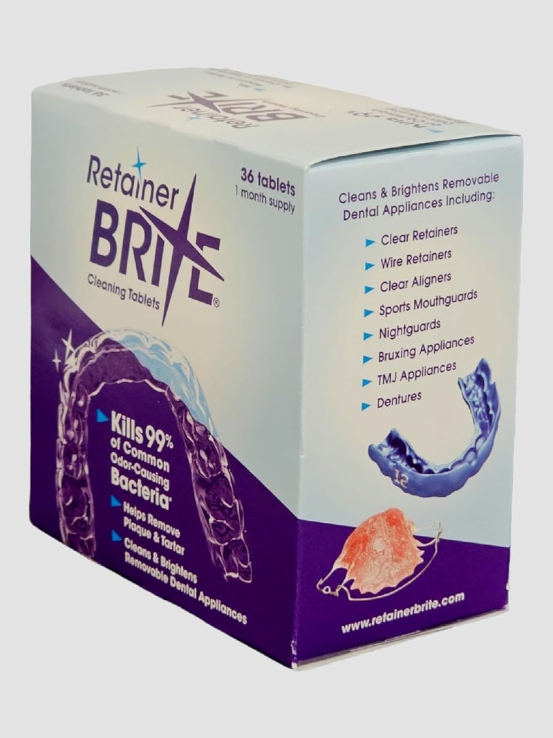 Retainer Brite Cleaning Tablets 36