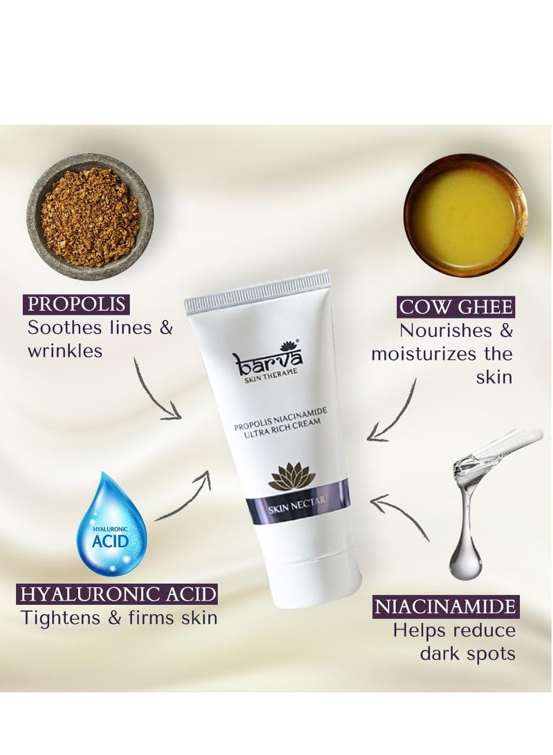 Barva Skin Nectar Anti Ageing with hyaluronic acid Transforming Cream Helps Clear up Spots and Blemishes Preservative Free 10ML - Image 3