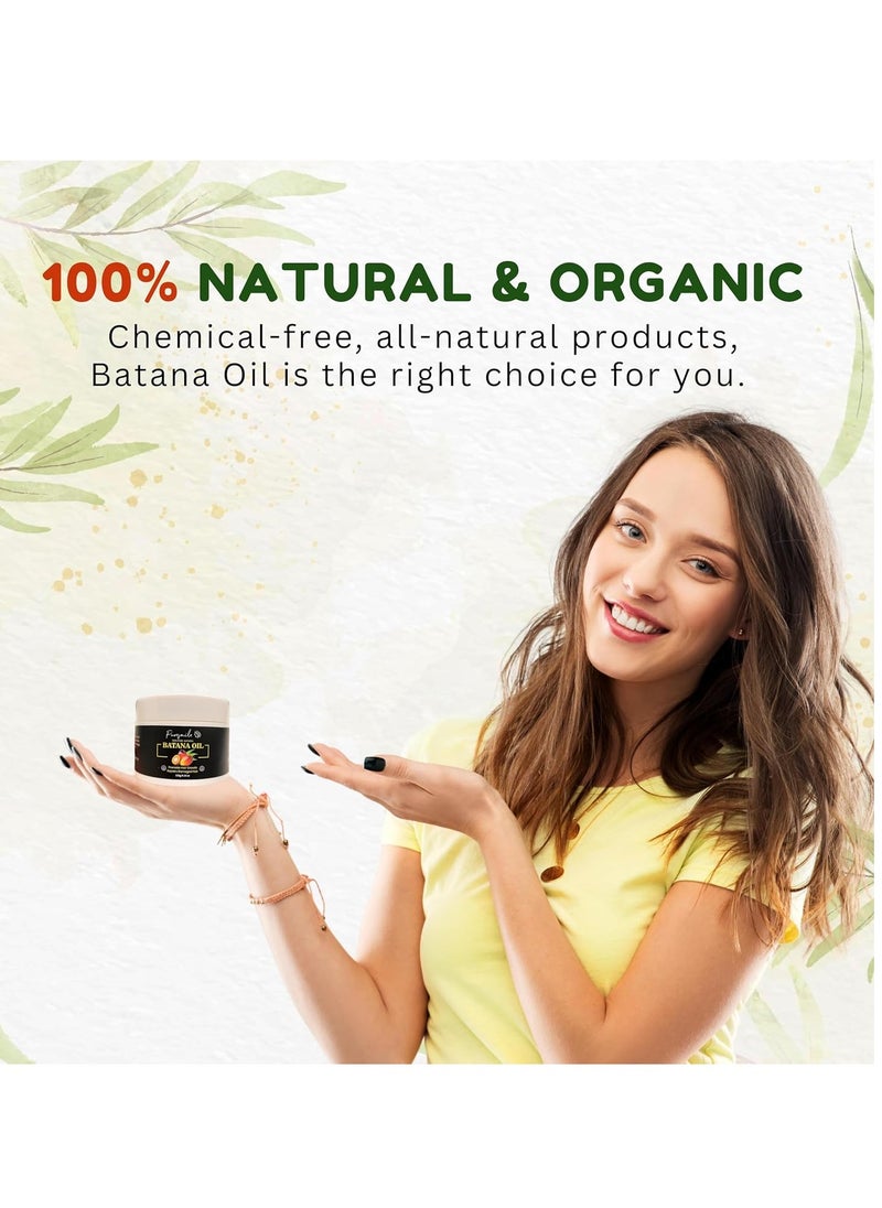 pure smile - Raw Batana Oil for Hair Growth | Organically Sourced From Honduras | Dr Sebi approvedEnhances Hair Thickness, Prevents Loss for Men & Women - Image 1