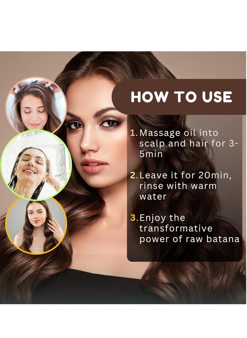 pure smile - Raw Batana Oil for Hair Growth | Organically Sourced From Honduras | Dr Sebi approvedEnhances Hair Thickness, Prevents Loss for Men & Women - Image 1