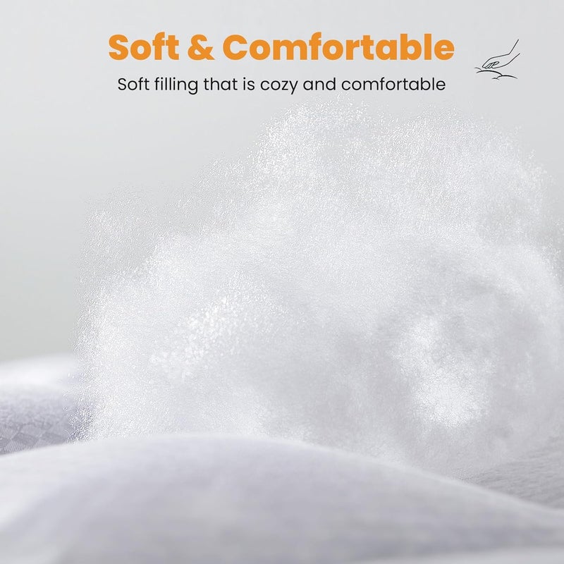 MATBEBY Bedding Quilted Fitted RV Short Queen Mattress Pad Cooling Breathable Fluffy Soft Mattress Pad up to 21 Inch Deep Pocket, Short Queen Size, White, Mattress Topper Mattress Cover - Image 3