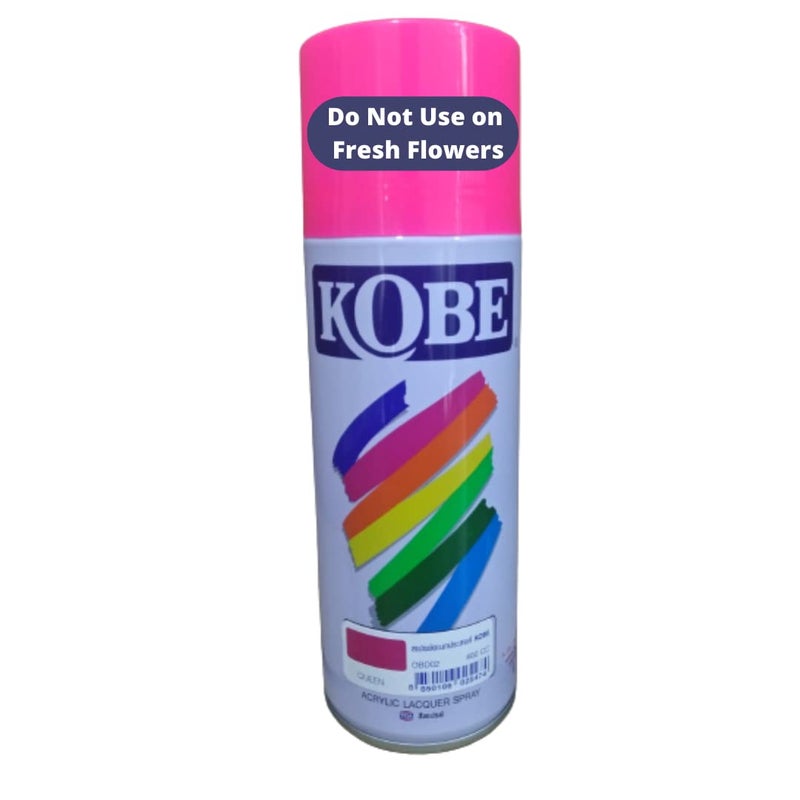 Oasis Kobe Acrylic Spray Paint – Fast Dry Multipurpose Spray For Metal, Wood, Walls, Automobiles, Art & Craft, DIY Projects – 400ML (Queen Red) - Image 1