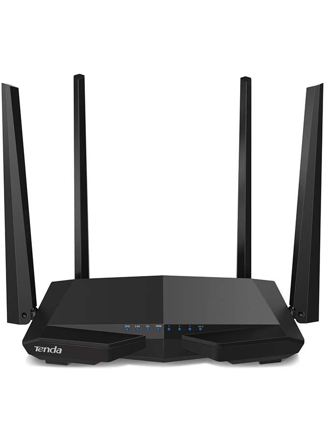 Tenda Dual-Band WiFi Router Black - Image 1
