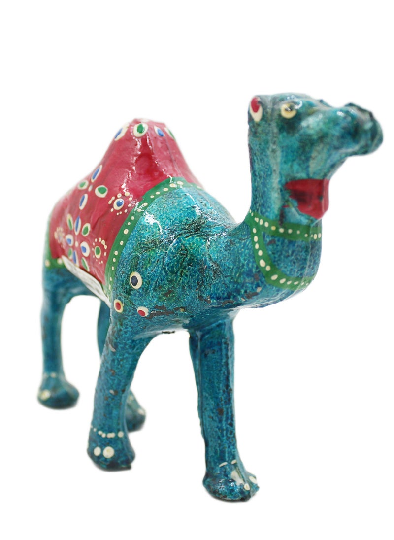 Antique Museum Handcrafted Camel Figurine Desert-Inspired Decor  - Image 1