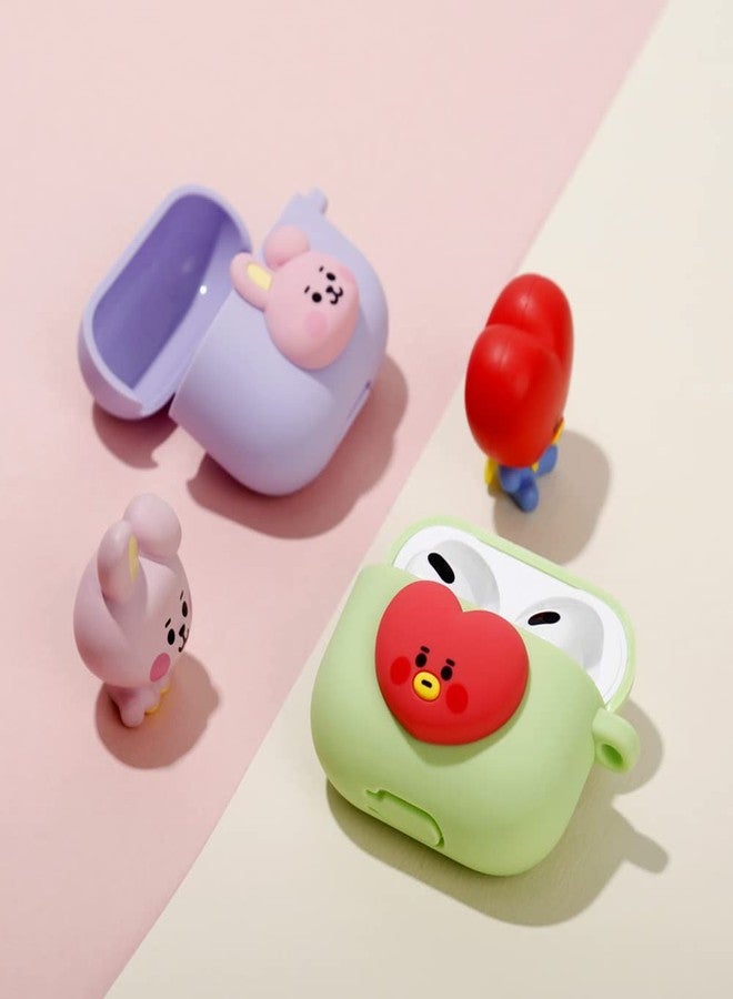 BT21 Case Compatible with Apple AirPods 3rd Gen, Pastel Silicon Case with Wireless Charging [Official Merchandise] [7FLAVORS] (CHIMMY) - Image 2