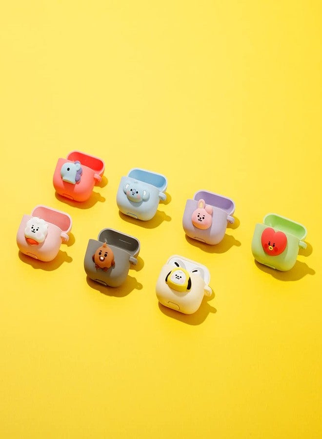 BT21 Case Compatible with Apple AirPods 3rd Gen, Pastel Silicon Case with Wireless Charging [Official Merchandise] [7FLAVORS] (CHIMMY) - Image 3
