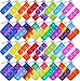 kapibarasensei 12Pcs Random Color Mini Pop Keychain Fidget Toy Push Bubble Pop Silicone Squeeze Sensory Toys Make Fun for Kids Anxiety Stress Reliever for Adults - Image 3