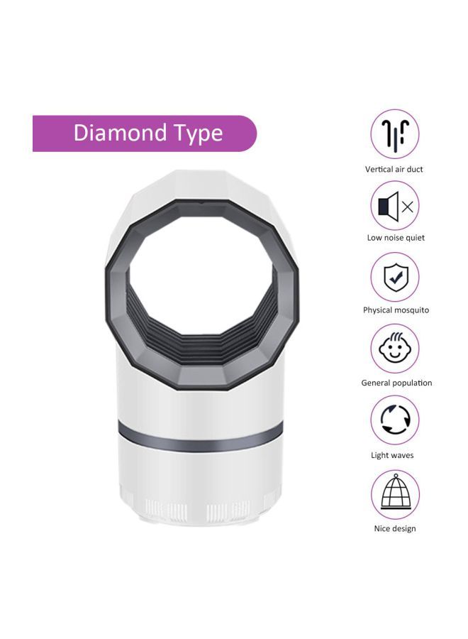 NIBEMINENT LED Mosquitoes Killer Lamp White/Black 23x13x14cm - Image 2