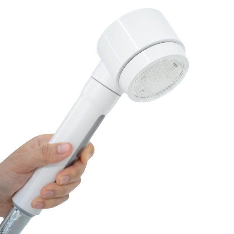 NEMO Vitamin Hand Shower for Bathroom| Reduces Hair Fall & Skin Irritation | Lightweight Korean Minimalist Design | Dual Filtration | Sediment Filter(1pc) Included | Vita-refilters sold Separately - Image 1