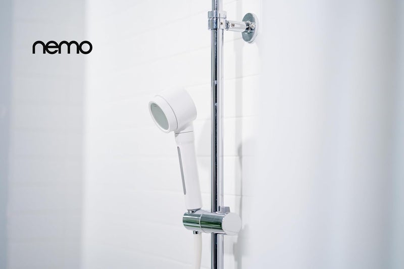 NEMO Vitamin Hand Shower for Bathroom| Reduces Hair Fall & Skin Irritation | Lightweight Korean Minimalist Design | Dual Filtration | Sediment Filter(1pc) Included | Vita-refilters sold Separately - Image 2