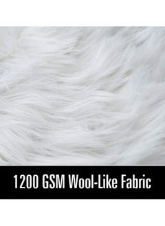 Alissa Stylish Ultra Soft Silky Fluffy Faux Sheepskin Area Rug Bedside Rugs for Bedroom Living Room Carpet Nursery Floor Mats 2x3 ft  - Image 4