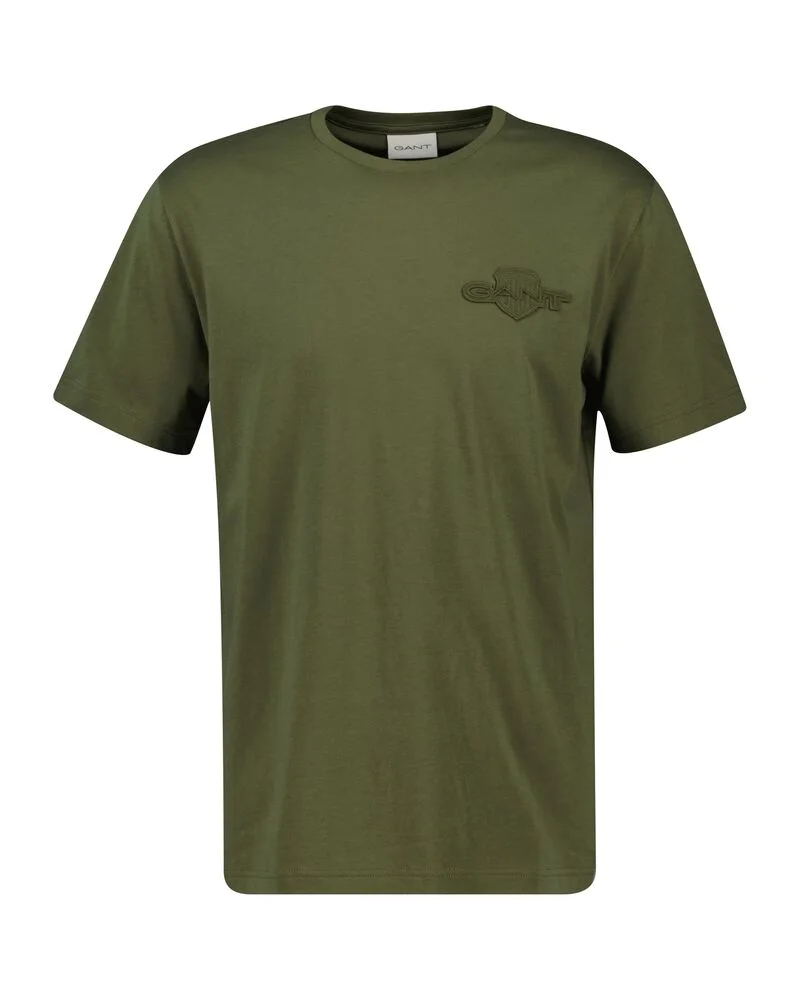 GANT Regular Tonal Shield Short Sleeve T-Shirt