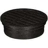NDS 11 Plastic Round Grate, 4-Inch, Black - Image 1