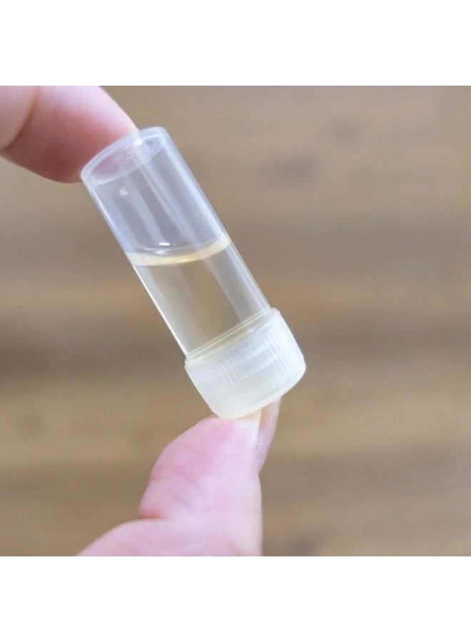 50pcs Small Plastic Test Tubes With Caps For Storage And Crafts - Image 2