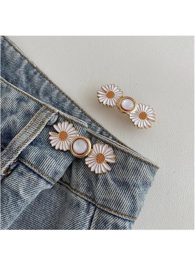 2PCS The Tool for Narrowing the Size of Clothes Trousers, is Very Easy to Use, and Helps You When Necessary(Daisy Flower) - Image 1