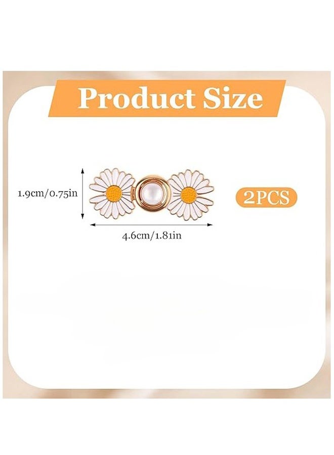 2PCS The Tool for Narrowing the Size of Clothes Trousers, is Very Easy to Use, and Helps You When Necessary(Daisy Flower) - Image 3