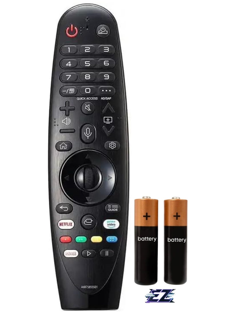 ELTRAZONE Universal LG Magic Remote Control, Replacement Remote Control for LG Magic Remote Control, Remote Control for LG UHD OLED QNED 4K 8K (No Voice Function No Indicator Function) with battery - Image 1