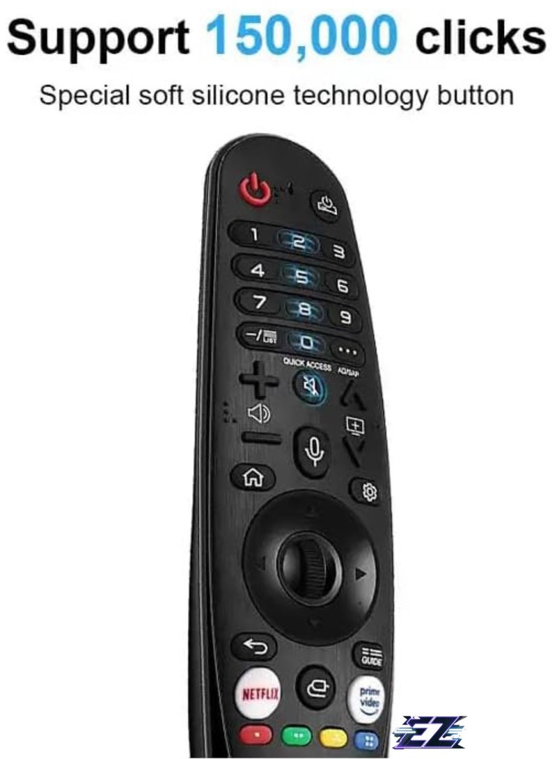 ELTRAZONE Universal LG Magic Remote Control, Replacement Remote Control for LG Magic Remote Control, Remote Control for LG UHD OLED QNED 4K 8K (No Voice Function No Indicator Function) with battery - Image 2