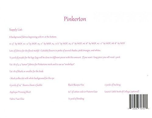 Fiberworks Pinkerton Flamingo pattern, Finishes 38" x 64" - Image 2