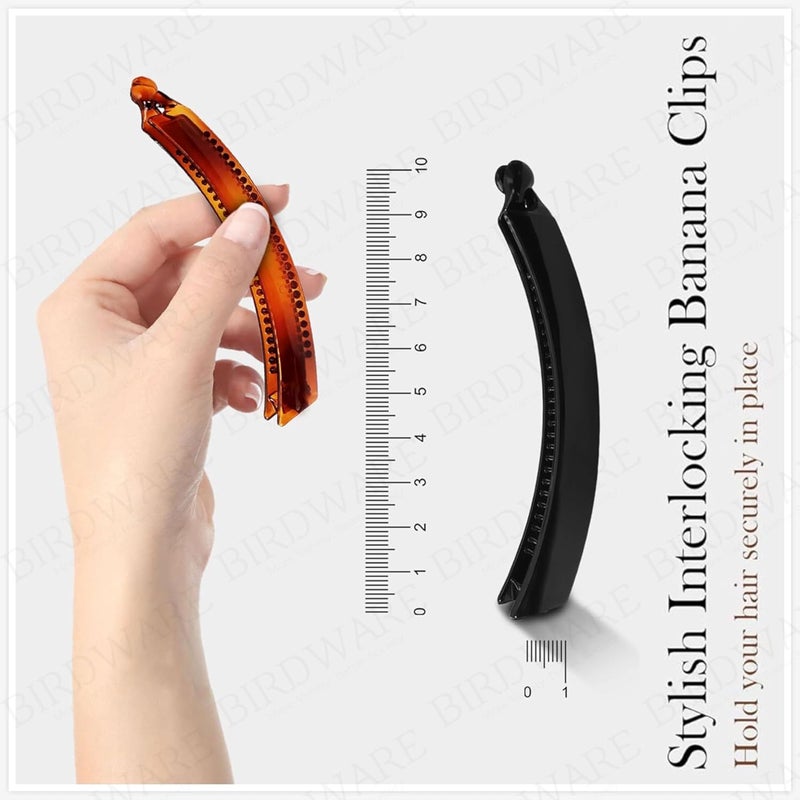 BIRDWARE Large Size Hair Clips for Women | Multicolor Butterfly Hair Claw | Imported Acrylic Material with Stone Embellishments | Durable Hair Clutchers - Image 5