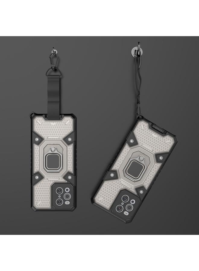 S-TOP Case For OPPO Find X3 Space PC+TPU Ring Holder Protective Case - Image 5