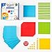 Simply magic 131 PCS Jumbo Magnetic Base Ten Blocks for Math Place Value Blocks Magnetic Base 10 Blocks Set for Teachers Math Blocks for Counting Counting Blocks Magnetic Math Manipulatives K3 - Image 2