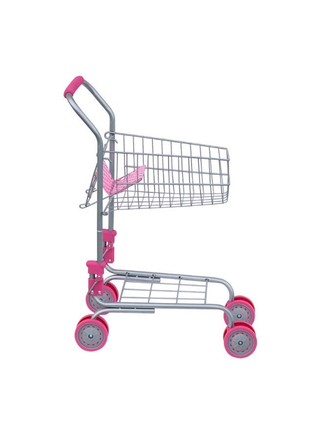 MOON Toy Shopping Trolley-Pretend to play-Pink - 30x38x58 30 x 37 x 58cm - Image 1