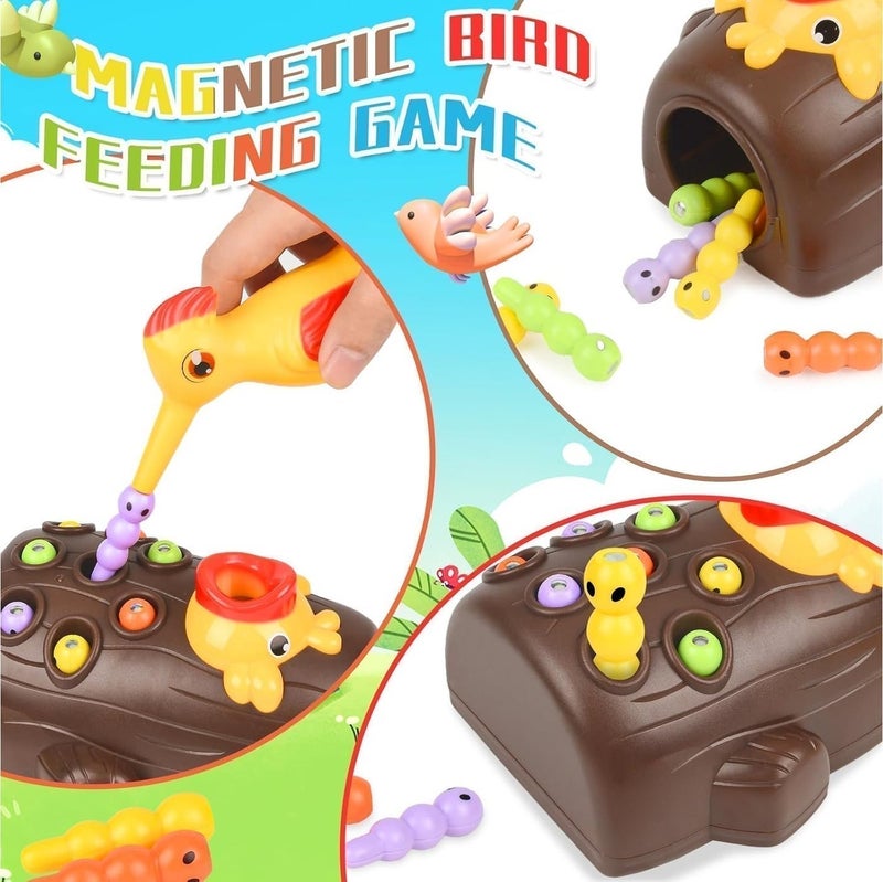 O2. Magnetic Woodpecker – Catch & Feed Learning Game (3+ Years) - Image 5
