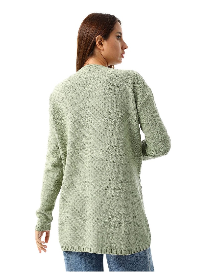 Caesar - Womens Wool Open Cardigan - Image 1
