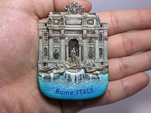 WitnyStore Mr_air_thai_Magnet_World Roma Fontana Di Trivi Rome Italy Resin 3D Fridge Magnet Souvenir Tourist Gift - Image 4