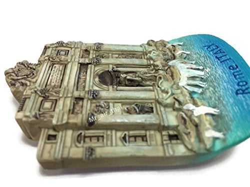 WitnyStore Mr_air_thai_Magnet_World Roma Fontana Di Trivi Rome Italy Resin 3D Fridge Magnet Souvenir Tourist Gift - Image 2