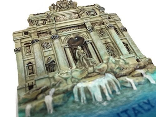WitnyStore Mr_air_thai_Magnet_World Roma Fontana Di Trivi Rome Italy Resin 3D Fridge Magnet Souvenir Tourist Gift - Image 3