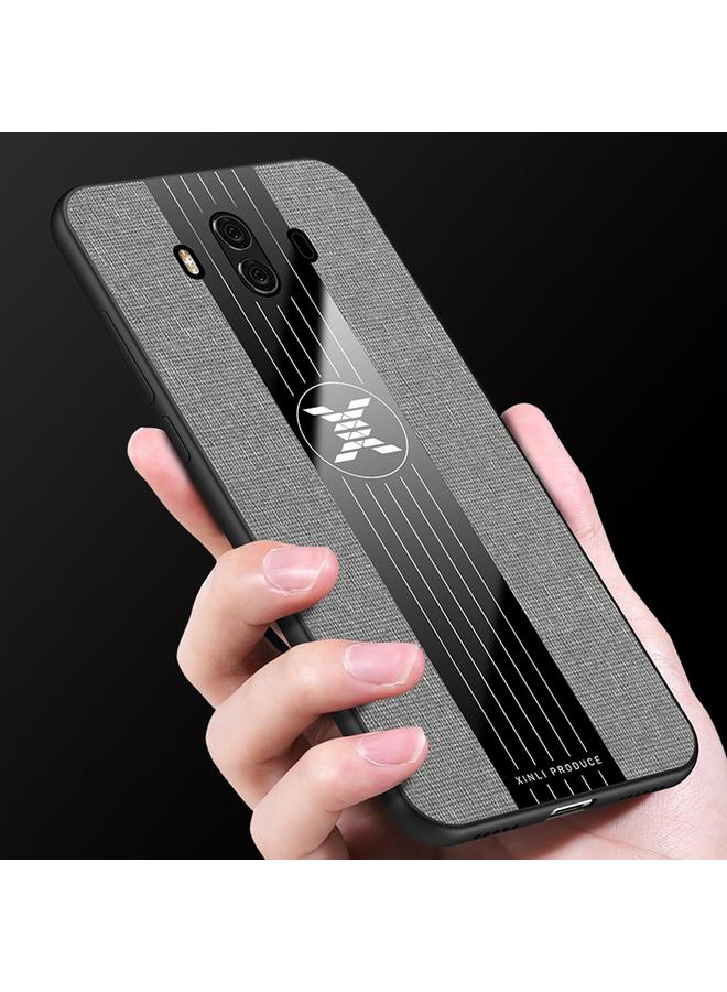 شين لي تونج جراب لهاتف Huawei Mate 10 Pro مصنوع من مادة TPU المقاومة للصدمات ومزخرف بنسيج قماشي - Image 4