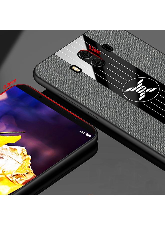 شين لي تونج جراب لهاتف Huawei Mate 10 Pro مصنوع من مادة TPU المقاومة للصدمات ومزخرف بنسيج قماشي - Image 5